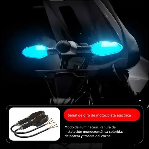 Motorcycle LED Handlebar Turn Signal Light (Steering Lamp) – 2PCS